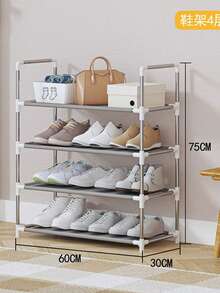 6/9 NIVELES Zapatera Zapatero Gabinetes de zapatos de multicapas simples Fácil de instalar Zapatos Organizad - Blanco - Ver 14