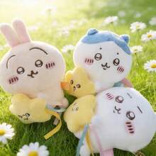 3PCS-Chi-Ka-Wa Plush Doll Pendant Star Hugging Series Hachiware USAGI Cute Cartoon Keychain Hanging Keychain Plush Doll Accessories - 3 cái - Xem 9