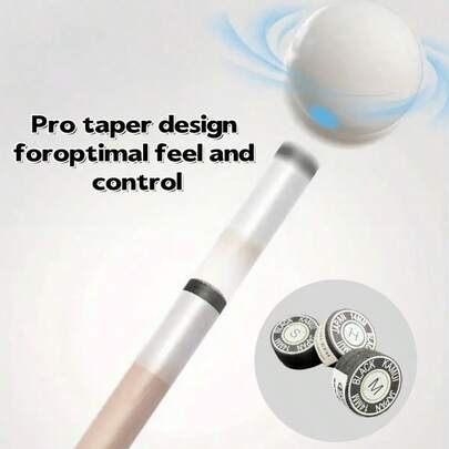 Sport Green/Black Billiard Cue Head - Professional Snooker And English Billiard Cue Head, Universal Size, High-Quality Cue Head, 14mm, Suitable For Billiards, Thickened Cue Head Reduces Spin, Compatible With Snooker