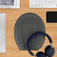 Shell Headphones Full Size Hard Carrying Case/ Travel Bag with Space for Cable AMP Earpads iPod Parts and Accessories Fit Bose QuietComfort QC3 QC25 QC2 QC15 Around-Ear AE2w AE2i AE2 TP-1 SoundLink On-Ear OE OE2 OE2i Grado ATH AKG Foldable Headphones-013 - Gris Oscuro - Ver 7