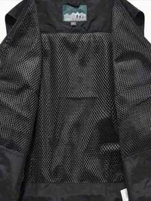 Men's Lightweight Fishing Vest, Casual Fashionable Mesh Multi-Pocket Utility Vest For Summer - Black - View 4