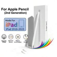 Apple Pencil 2025 M4 Stylus Pen Compatible With Pad Air 6 M2 Pro M3, Supports Anti-Mistouch And Tilt Function, 11/12.9/13, 7/8/9/10/11 Gen, Mini 5/6/7 - Multicolor - View 3