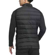 Adidas New Vintage Stand Collar Warm Down Vest For Women - Black - View 4