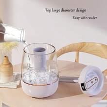 White Air Humidifier With Double Spray Quiet USB 3L Large Capacity Mist For Office And Home Use - Humidifier - White - View 12