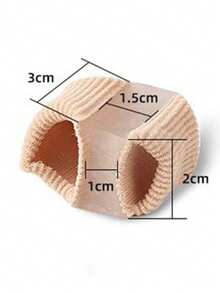新型趾间分离器，适用于拇外翻和脚趾重叠，双孔趾间垫片 - 彩色 - 查看 12