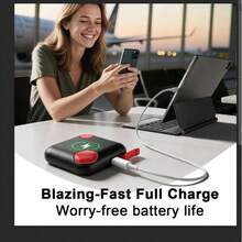 RSH Thẻ định vị thông minh chống rối dây, hệ thống kép mới, thẻ theo dõi không dây, pin sạc USB-C, thiết bị định vị chống mất, tương thích với ứng dụng Tìm đồ của và Find Hub (cho Android), thẻ tìm đồ thông minh cho hành lý, chìa khóa, ví, có chức năng nhắc nhở khi bị mất, quà tặng mùa xuân. - Nhiều màu - Xem 4