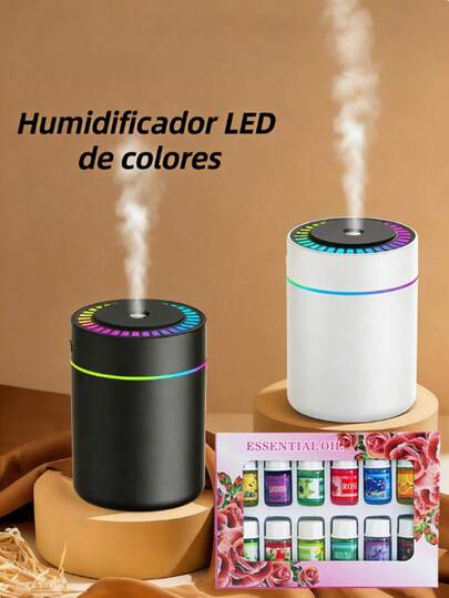 Set de 2 piezas Difusor de aroma en forma de Y blanco portátil (Difusor + 12pcsAceites esenciales), 220ml con alimentación USB, 10ml de una variedad de aceites esenciales con fragancia, adecuado para interiores, hogar, hotel, baño, desodorización, aromaterapia, ambientador, aroma duradero, aceites esenciales de jazmín/lavanda, regalo para el Día de San Valentín/Navidad