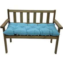 Waterproof Outdoor Bench Cushion With Straps - 47.2"X19.7" Thick Pad For Garden Swing, Patio Chair & Loveseat, Durable & Fade Resistant Seat Cushion - 藍色 - 查看 2