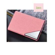 Soporte para tarjetas de visita de acero inoxidable creativo y de moda con tapa abatible y diseño en ángulo - Porta tarjetas de visita en ángulo - Ver 19