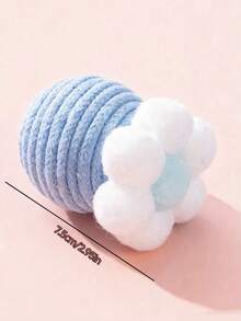 Cat Chew Toys With Bells, Interactive Self-Play Balls - Multicolor - View 3