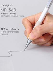 Languo 新款金属自动铅笔套装 - 自动铅笔，绘图铅笔，0.3/0.5/0.7/0.9mm 艺术自动铅笔及笔芯，适用于绘画和书写，附赠礼盒 - 彩色 - 查看 5