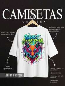 Jr. Football T-Shirt, Number 10, Player Star, Streetwear, 100% Cotton - Black - View 5