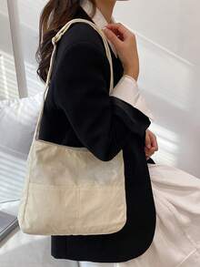 Relaxed, Versatile, Large-Capacity, Fashionable, Retro-Style, Stylish And Simple Bag In A Modern And Elegant Style. 2026 New Model For Women. Bag - White - View 7