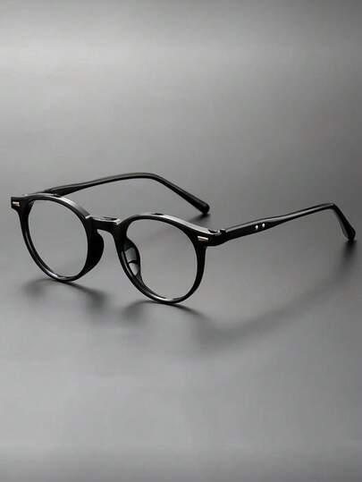 Premium Classic Brand Handmade Acetate Full-Rim Optical Glasses, Unisex, Retro Optical Eyeglass Frames For Outdoor , Men's Business Accessory