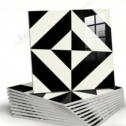 MORCART Peel And Stick Floor Tiles, Waterproof Vinyl Flooring, DIY Flooring Suitable For Bathrooms, Kitchens, Fireplaces, Pet Houses, Stairs, Bedrooms, Walls (20 Pieces, 7.8 Inches X 7.8 Inches, Marble Stripes)