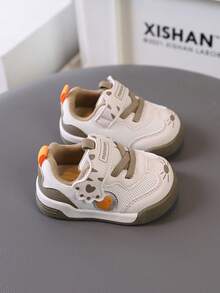 Spring/Autumn New Toddler Boys' Breathable Soft Sole Casual Shoes, Lightweight Sneakers - Khaki - View 6