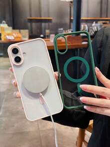 Phone Case: Advanced Acrylic Magnetic Design, Compatible With Iphone 16/15/14/13/12/11 Pro Max And 16 PRO New Ultra-Thin Protective Case, All Inclusive Anti Drop Design - Red - View 9