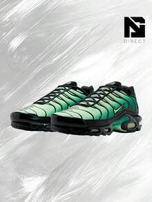 Nike Air Max Plus Vapor Green Malachite Black Light Lemon Twist– Men's Lifestyle Sneakers – Shoes For Man-Vintage-Spring & Summer-Inspired Running Shoes, Shock-Absorbing Comfort, Gym To Streetwear Casual Wear-Mother's Day Gifts-Father's Day Gift–DM0032 301 - Vapor Green/Malachite/Black/Light Lemon Twist - 查看 2