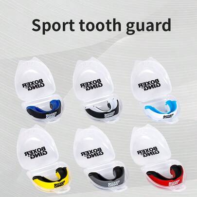 GINGPAI Protège-dents professionnel pour la boxe, le MMA, le Muay Thaï, le Taekwondo, le basket-ball et le football