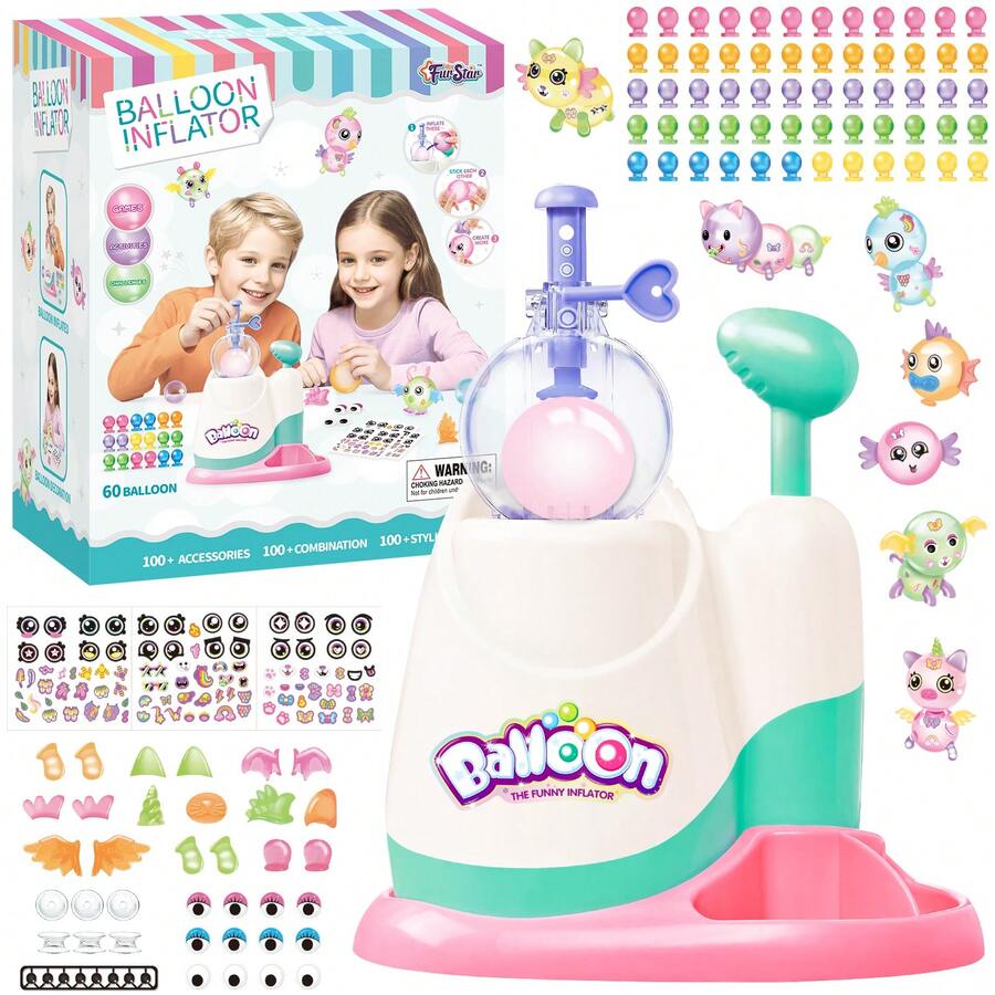 DIY Balloon Making Inflate Squishy Toys Kit - Multicolor - View 1