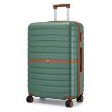 PP Suitcase 20"/24"/28" - Lightweight Hard-Shell Luggage With 4* 360° Wheels, TSA Lock | Hand Luggage & Travel Suitcases - 綠色 - 查看 15