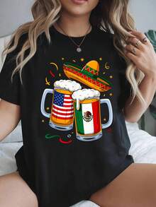 Women T-Shirts - Black - View 1