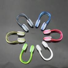 10pcs Anti-Slip Silicone Swim Nose Clip, Comfortable Swim Training Nose Clip To Prevent Water Inhalation - Multicolor - View 2