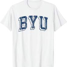 BYU Cougars Retro Arch T-Shirt - Green - View 1