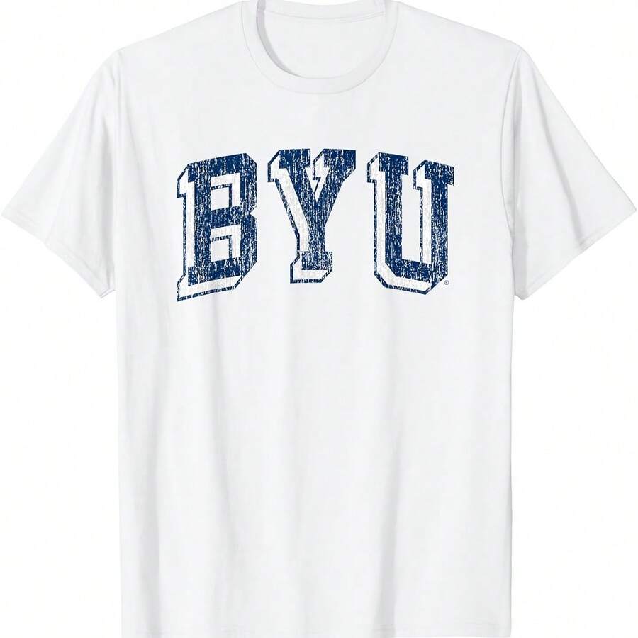BYU Cougars Retro Arch T-Shirt - Green - View 1