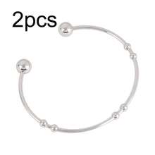 2件套可调节不锈钢手镯，DIY珠宝制作材料 - 2件#手鐲 - 查看 19