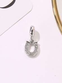 1pc Minimalist Hollow Heart Shaped Pendant, DIY Bracelet Beads, Pendant, Charm, Creative DIY Accessory - Multicolor - View 5