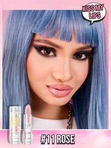 MISSLYN 变色唇膏，温变色唇膏，珠光闪耀，不粘腻，滋润保湿，美丽的自然浅粉色，光泽亮丽，品牌化妆品，彩妆，适合女性和女孩，冬季完美之选，契合Y2K复古风格，时尚派对必备，适合生日、情人节、新年礼物，最佳颜色，纯素，无动物实验 - #10 - 查看 3