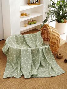 Muslin Summer Soft Blanket, Bath Towel, Nursing Cover, Photography Blanket - Multicolor - View 12