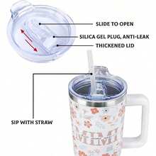 Mimi Tumbler 40 Oz Gifts For Christmas, 40 Ounce Grandma Cup Coffee Mug Tumbler With Handle, Mimi Mothers Day Gifts From Grandkids, Grandmother Gift Ideas Tumbler With Lid And Straw, Insulated Tumbler, 40 Oz Tumbler, Cute Tumbler, Travel Mug, Stainless Steel Tumbler, Reusable Coffee Cup, "That Girl" Aesthetic, Water Bottle, Stanleyy Cup Dupee, Iced Coffee Cup, Tumbler With Handle, Personalized Tumbler, Glass Tumbler, Coffee Tumbler, Water Tumbler, Pink Tumbler, Simple Modernn Tumbler, Boho Tumbler, Tumbler Accessories - 彩色 - 查看 7