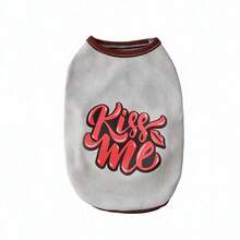 Minimalist Sleeveless Pet Vest, Breathable & Anti-Shedding Cat/Dog Clothes, Street Style, Suitable For Spring/Summer - Dark Grey - View 18