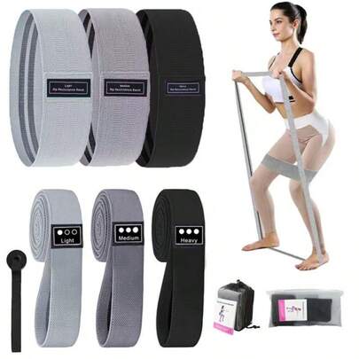 1 pieza Banda elástica de resistencia para sentadillas, levantamiento de glúteos, fitness, yoga y entrenamiento de estiramiento