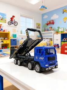 Reibungsgetriebenes Baufahrzeug-Spielzeug, verwandelbarer faltbarer Transportlastwagen, Lastwagen und Innenraum-Baustein-Spielzeug, Baufahrzeug-Spielzeug, Outdoor-Kinderspielzeug, Kompaktlader-Spielzeug, Jungen-Spielzeug-Lastwagen, Strandspielzeug, Jungen-Spielzeug, Spielzeugauto, Gartenwerkzeug, Monster-Truck, Geburtstagsgeschenk für Jungen - Anhänger - Übersicht 5