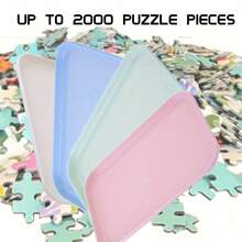 Bandejas apilables para clasificar rompecabezas (4 unidades, 30,5 cm x 22 cm); máquina clasificadora de rompecabezas con capacidad para 1000, 1500 o 2000 piezas. - Multicolor - Ver 9