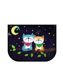 1件装可伸缩双层汽车遮阳帘，挡风玻璃遮阳板，通用型侧窗遮阳帘 - A - 查看 5