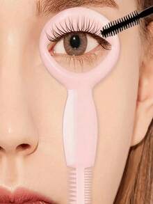 1pc Eyelash Shaper Tool, Eyelash Lift Assistant Device, Ideal For Beginner Eyelash Curling,Makeup,Cheap,Room Decor,Vanity,Travel,Bedroom,Makeup Accessories,Cheap,Stocking Stuffers,Makeup,Makeup Tools,Cheap Stuff,Gifts,Gifts For Women,Christmas Gifts - 粉色 - 查看 11