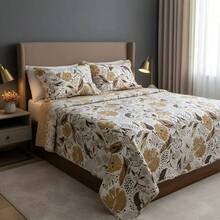 Double-Sided Ultrasonic Boutis Quilt Set (3 Pieces) With Pillowcase - 倫敦 - 查看 7