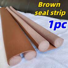 1pc Door Draft Stopper - Soft Anti-Slip Design, Suitable For Door, Window, Bathroom Glass Gap And Garage. No Glue Needed, Easy To Install, Soundproof, Insect-Proof, Windproof, Noise Reduction, Applicable For Home And Office Doors, Door Frame. [Gift For Wife And Mother On Holidays], Random Style And Color Sent. - Door Seam Sealing Strip - View 12