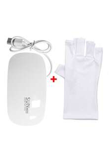 20pcs/1pc USB Nail Drill – Portable, Professional Polisher Machine For Quality Home Manicure & Pedicure Electric Nail Drill Machine Set, Grinding Equipment Mill For Manicure Pedicure, Professional Strong Nail Polishing Tool SB-Powered LED Nail Lamp – Portable, Quick-Drying Manicure Tool For Professional Gel Polish - Multicolor - View 14