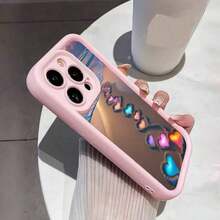 1pc Heart Pattern Phone Case With Precise Cutouts To Protect Camera, Shock-Absorbing Design Compatible With IPhone 17/17AIR/17PRO MAX/X/XS /11 Pro Max/12 Pro Max/13 Pro Max/14 Pro Max/15 Pro Max/16 Plus/16 Pro Max,Compatible With Galaxy S22/23/24/25 Ultra/FE/Plus,Phone Cover Protective, The Best Birthday Gift For Your Friends And Family, Suitable For Both Men And Women - màu đen - Xem 6