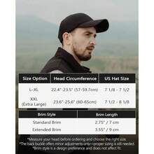 XL XXL Oversize Baseball Cap, 1OO% Cotton Adjustable Dad Hat For Big Heads 23.5\-25.5\, Soft Crown Large Size Cap - 普通邊(2.75")-inkGre1en - 查看 7