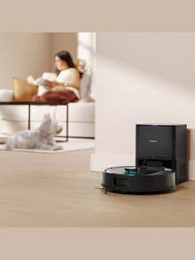 Cecotec Conga Y80 Robot Vacuum Cleaner And Mop With Self-Emptying Base, Laser Navigation, Artificial Intelligence, And Powerful 13000Pa Suction. Personalized And Autonomous Weekly Cleaning, Ideal For Homes With Pets And Carpets, 220m² Coverage, And App Control 3.0 For Customized Cleaning. - Multicolor - View 3