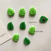 5/10pcs Set, St. Patrick's Day Four-Leaf Clover Fridge Magnets, Cartoon Leaf Refrigerator Stickers, Cute Decorative Magnets, Personalized Fridge Magnets, Suitable For Kitchen Or Office, St. Patrick's Day Gift - Multicolor - View 4