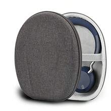 Shell Headphones Full Size Hard Carrying Case/ Travel Bag with Space for Cable AMP Earpads iPod Parts and Accessories Fit Bose QuietComfort QC3 QC25 QC2 QC15 Around-Ear AE2w AE2i AE2 TP-1 SoundLink On-Ear OE OE2 OE2i Grado ATH AKG Foldable Headphones-013 - Gris Oscuro - Ver 2