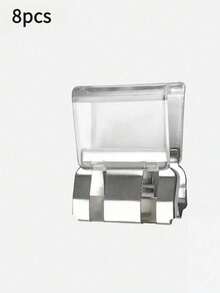 2/4/6/12 piezas Clips invisibles para dobladillo de pantalón, Fijadores de pernera de pantalón antideslizantes, Clips de dobladillo de pantalón sin costuras, Herramientas moldeadoras de zapatos antideslizantes, Ideales para ropa DIY - Multicolor - Ver 16