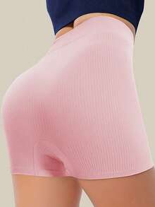 Seamless Slimming Waist Shaping Briefs For Women - Pink - View 3